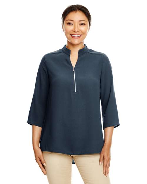 Women's Perfect Fit™ Three-Quarter Sleeve Crepe Tunic