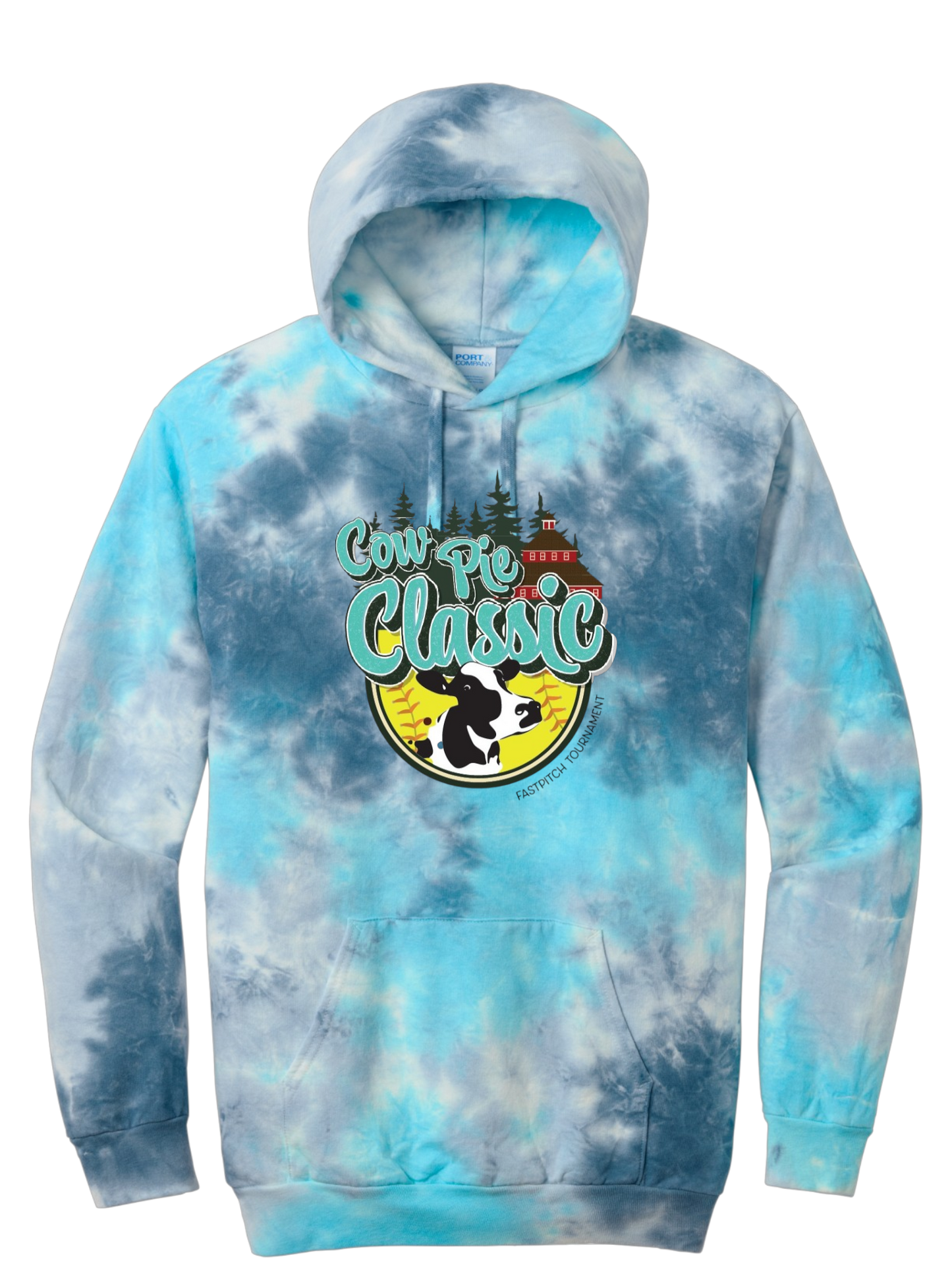 TIE DYE Cow Pie Classic Hoodies
