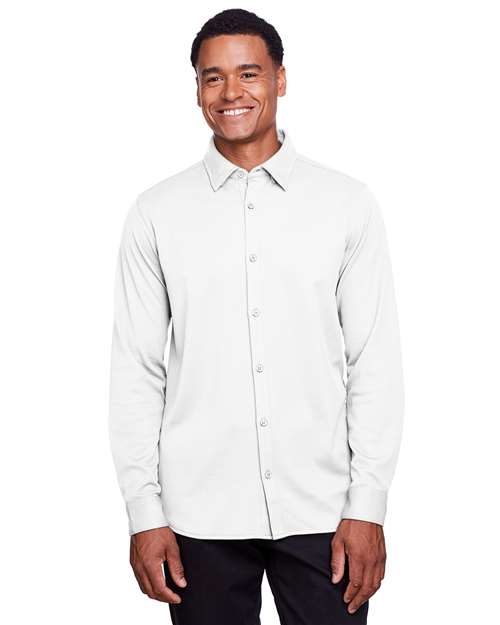 Men's CrownLux Performance® Plaited Dress Shirt