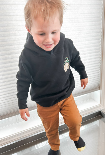 St. Patrick's Day - Embroidered Toddler sweatshirt - Smiley w/ St. Patty's Day Beanie