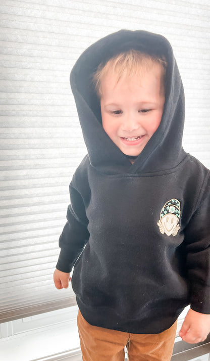 St. Patrick's Day - Embroidered Toddler sweatshirt - Smiley w/ St. Patty's Day Beanie