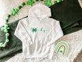 St. Patrick's Day - Embroidered Toddler sweatshirt - Lucky w/ Bow