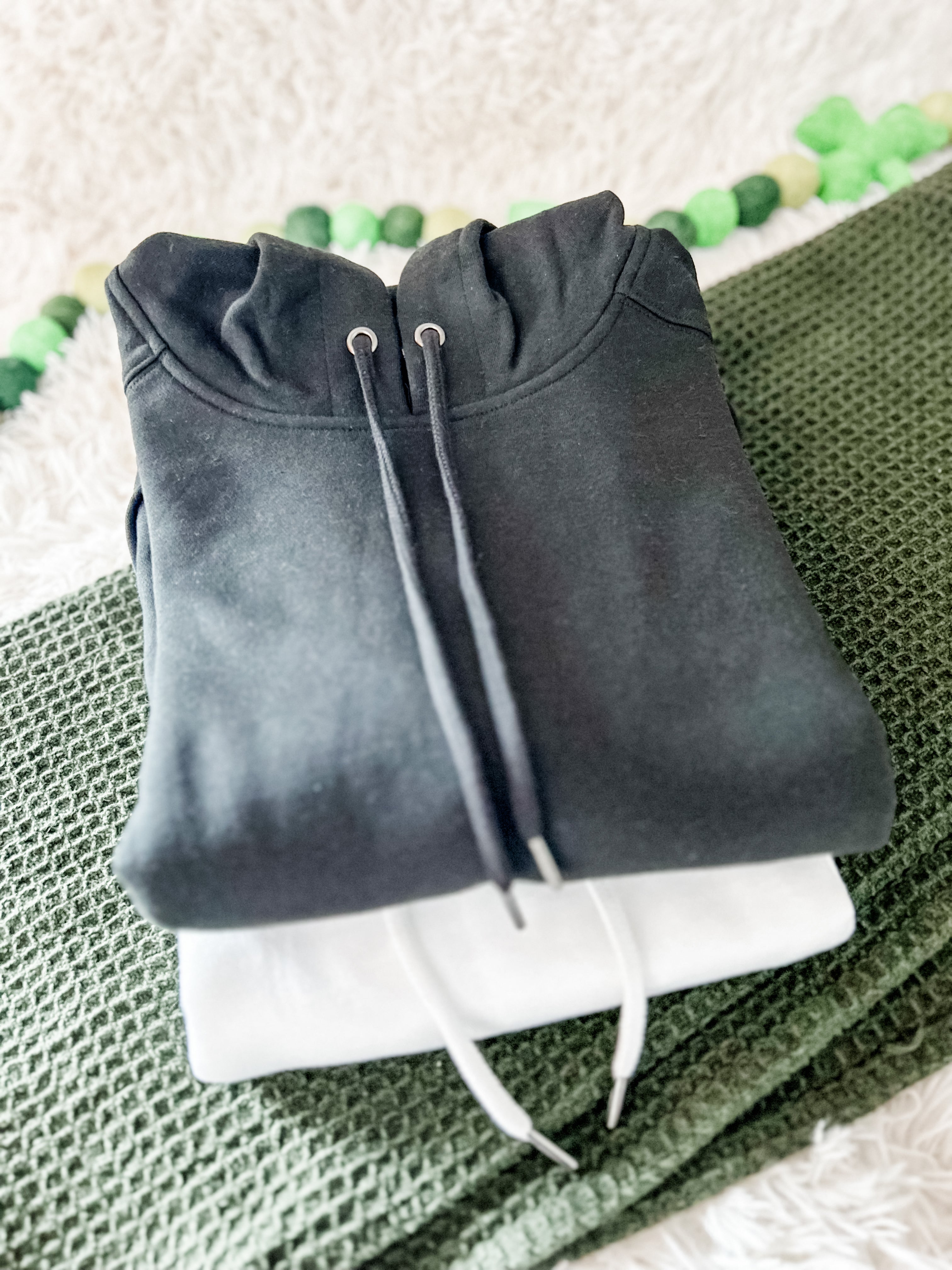 St. Patrick's Day Sweatshirt - Embroidered Lucky with Clover