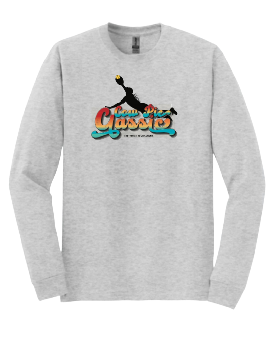 ADULT Long Sleeve Cow Pie Classic Tee's