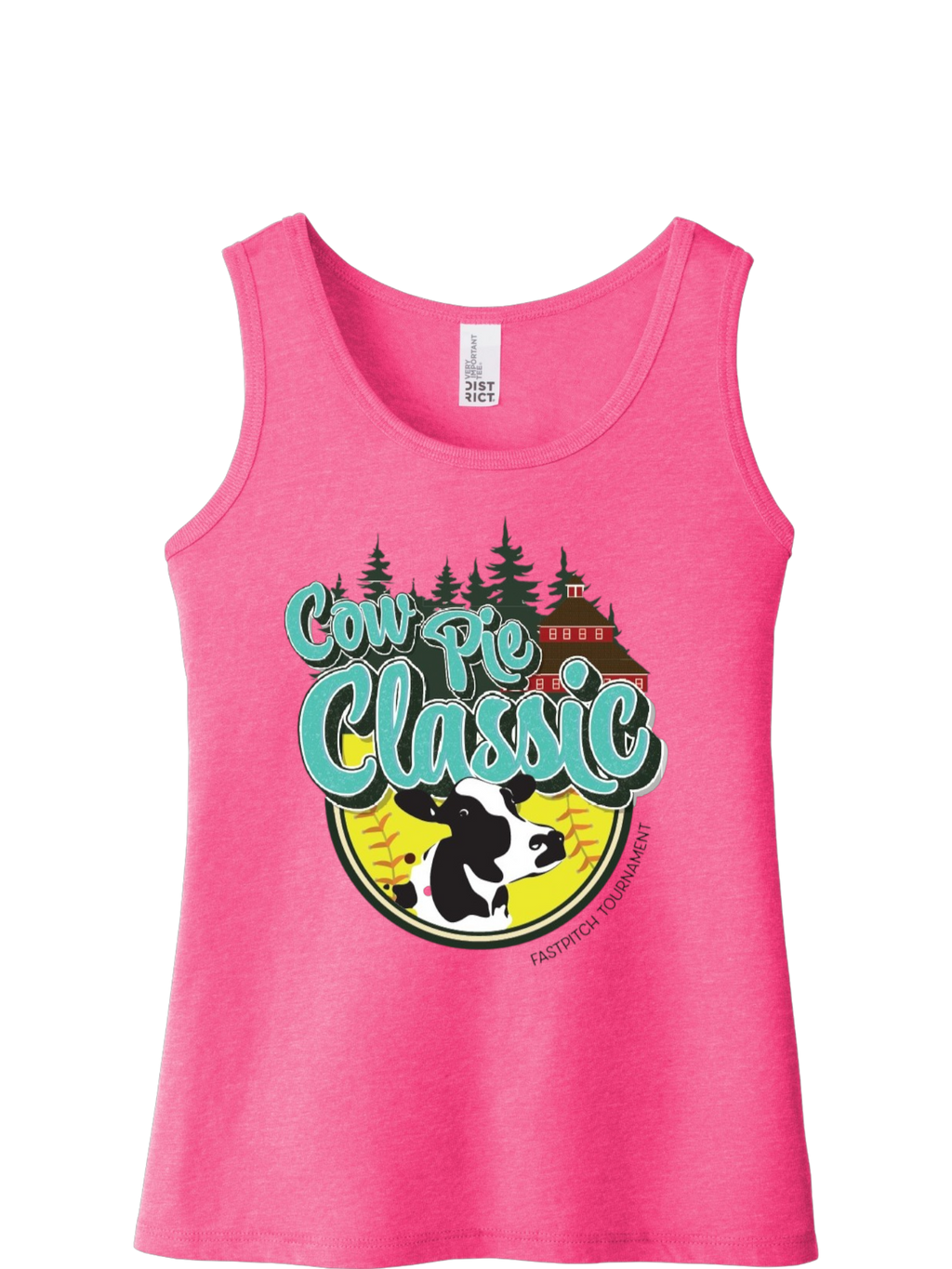 Ladies Cow Pie Classic Tank Tops