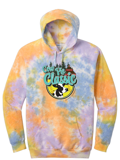 TIE DYE Cow Pie Classic Hoodies