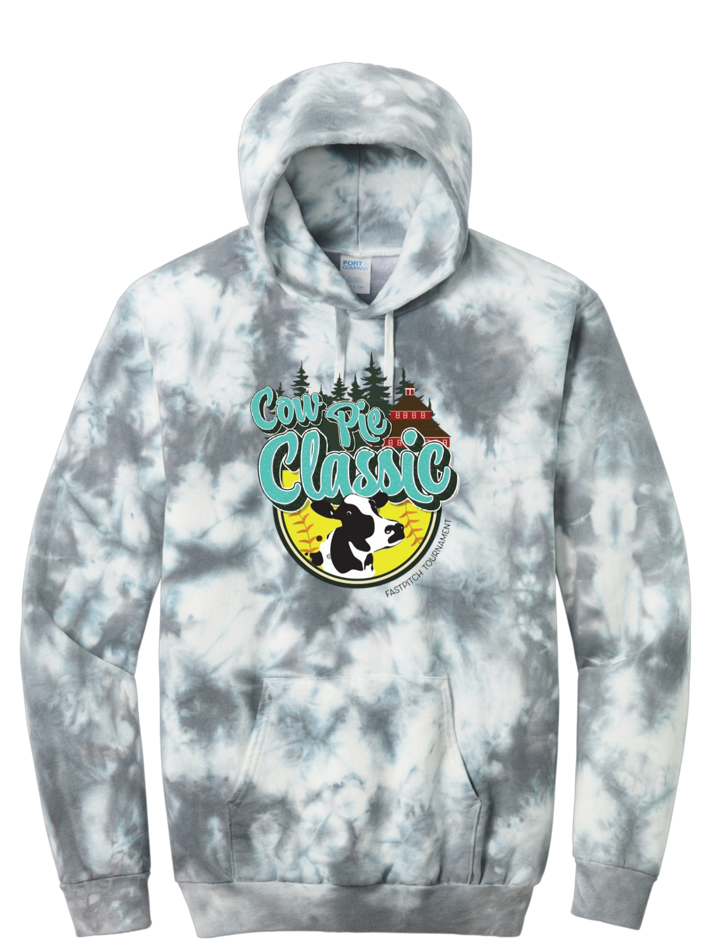 TIE DYE Cow Pie Classic Hoodies