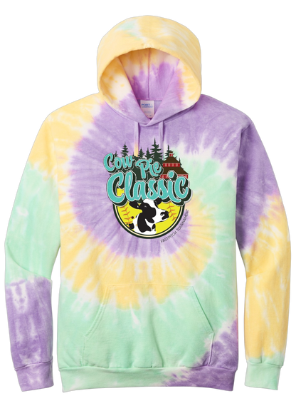 TIE DYE Cow Pie Classic Hoodies