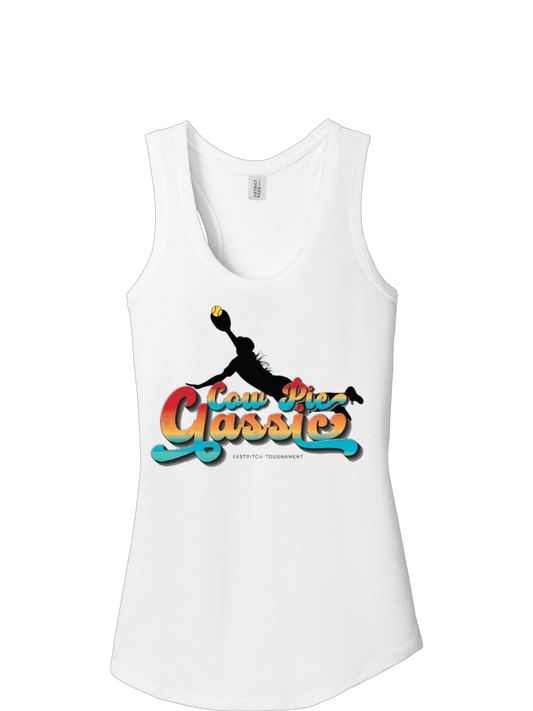 Ladies + Girls Cow Pie Classic Tank Tops