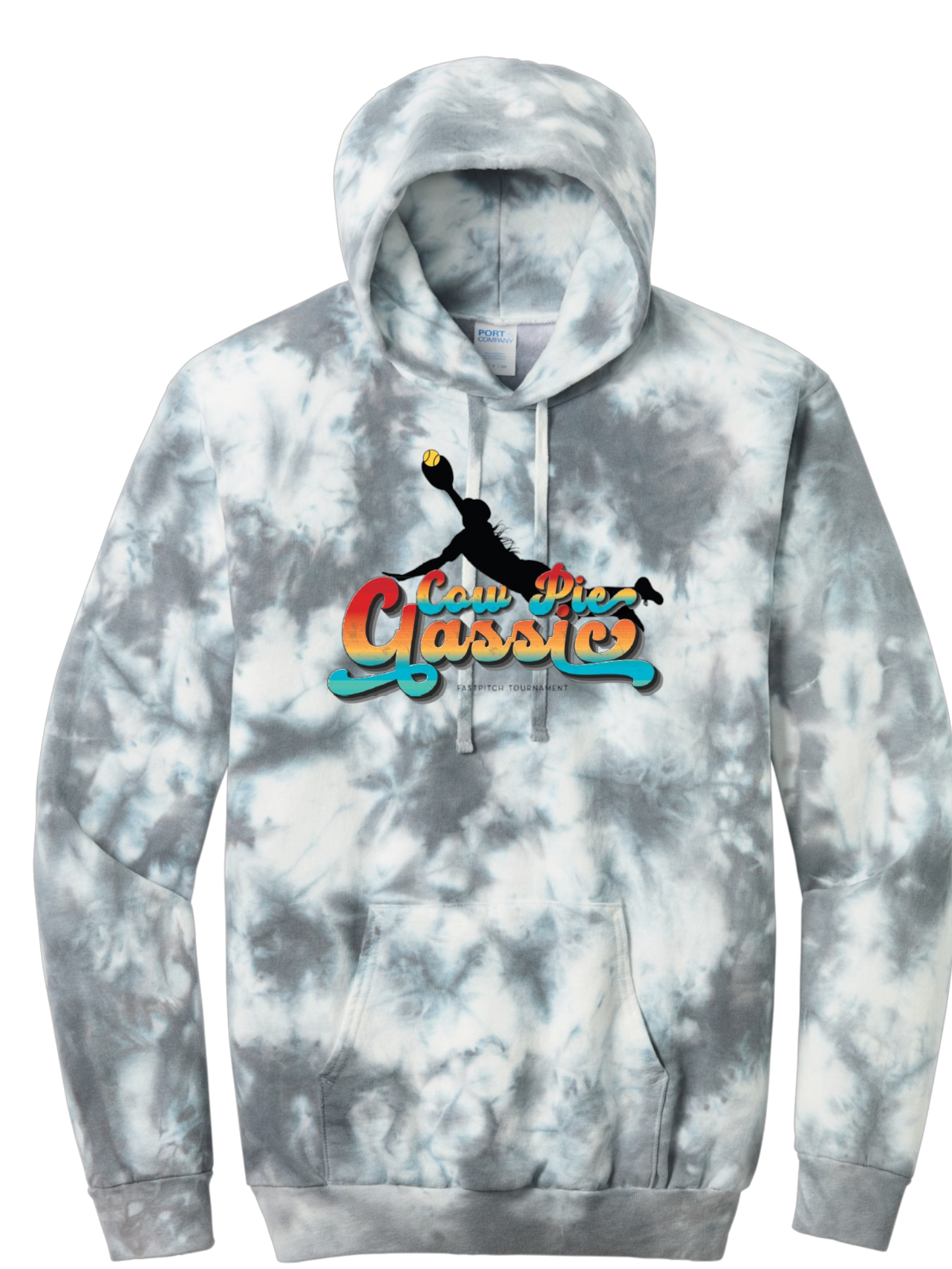 TIE DYE Cow Pie Classic Hoodies
