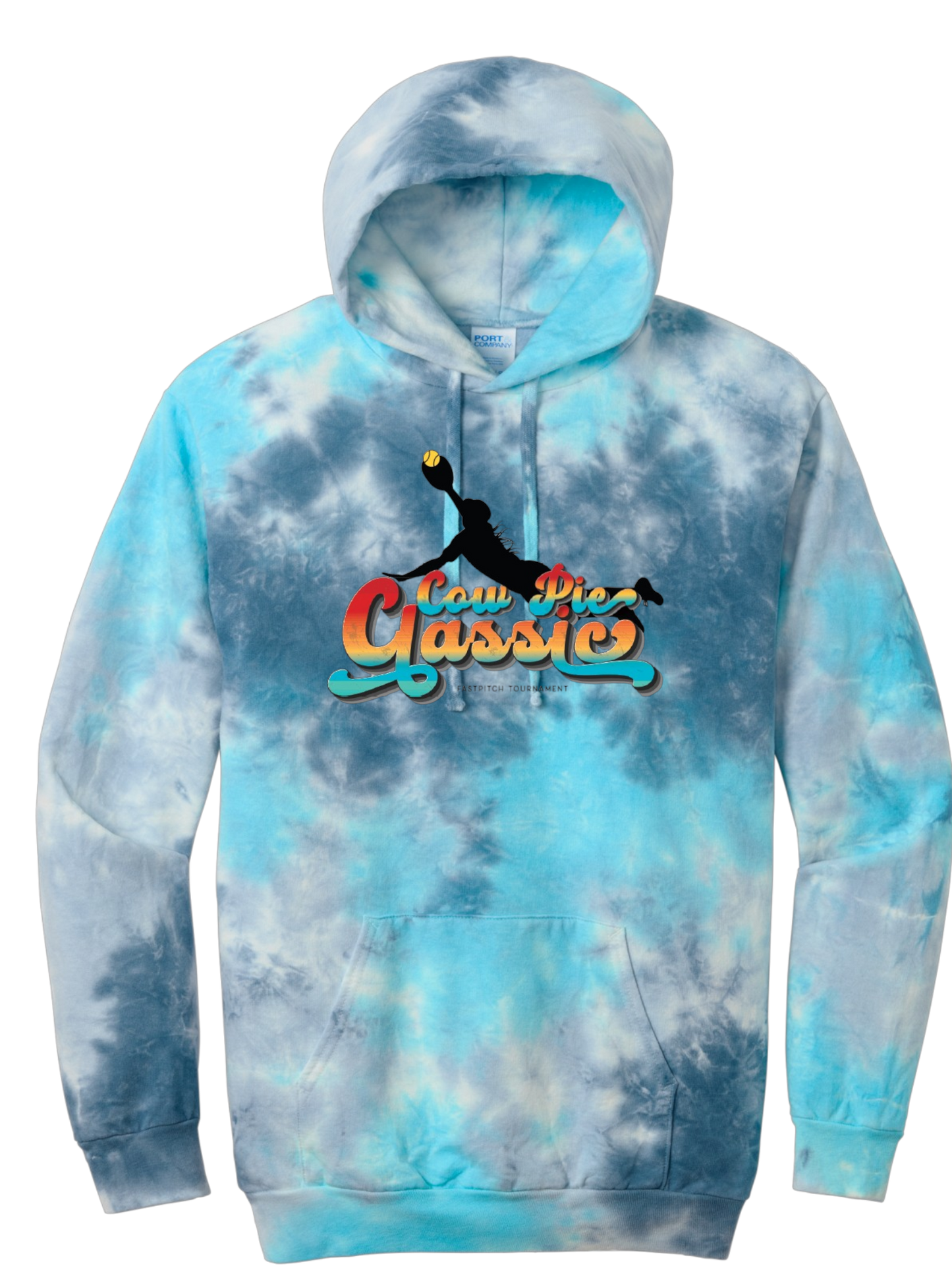 TIE DYE Cow Pie Classic Hoodies