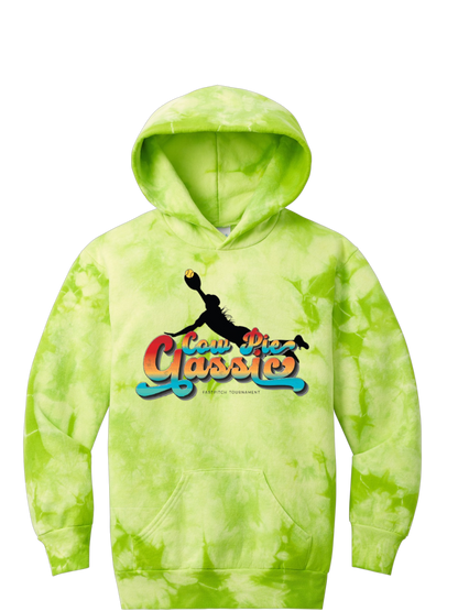 TIE DYE Cow Pie Classic Hoodies