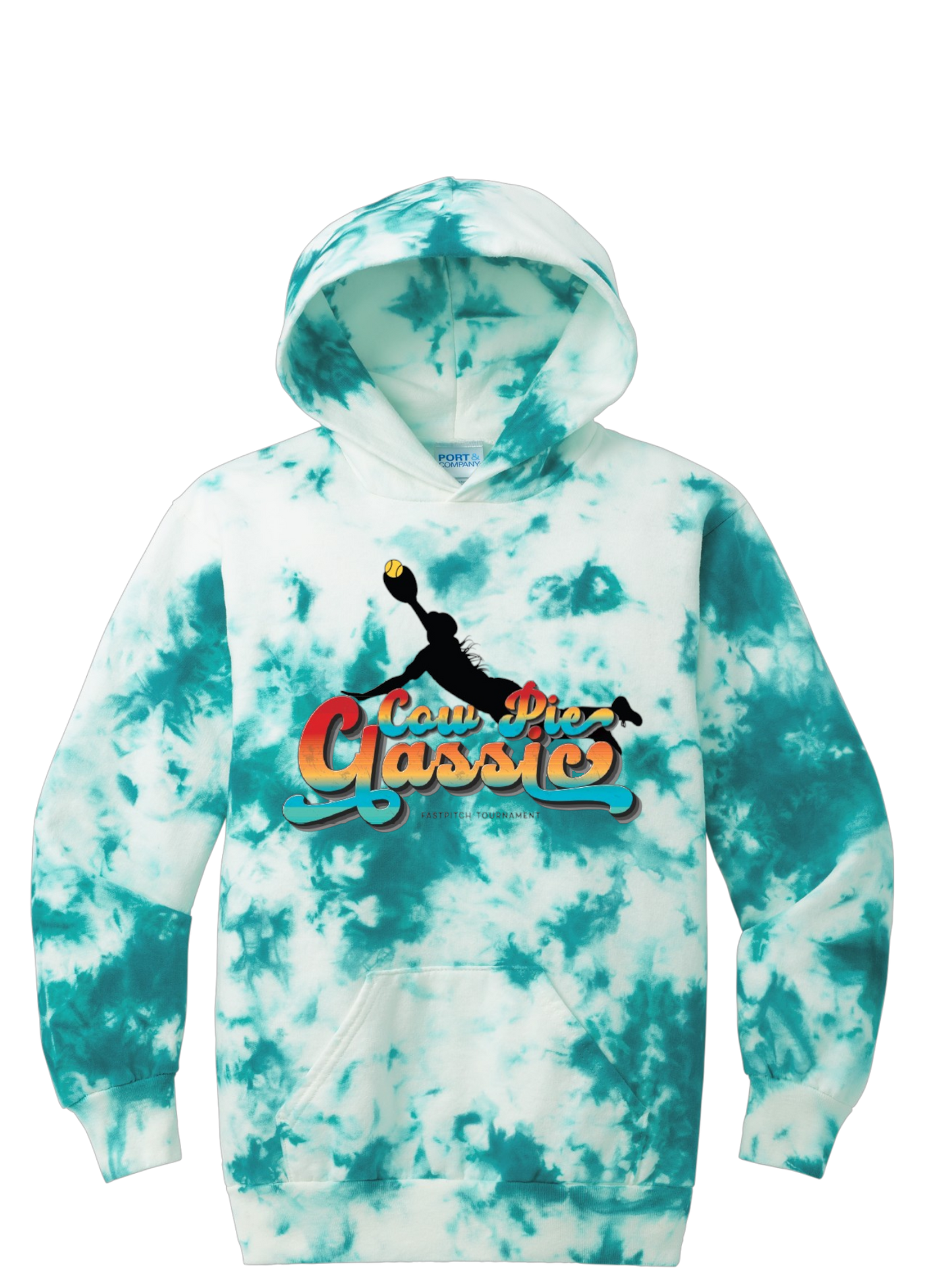 TIE DYE Cow Pie Classic Hoodies