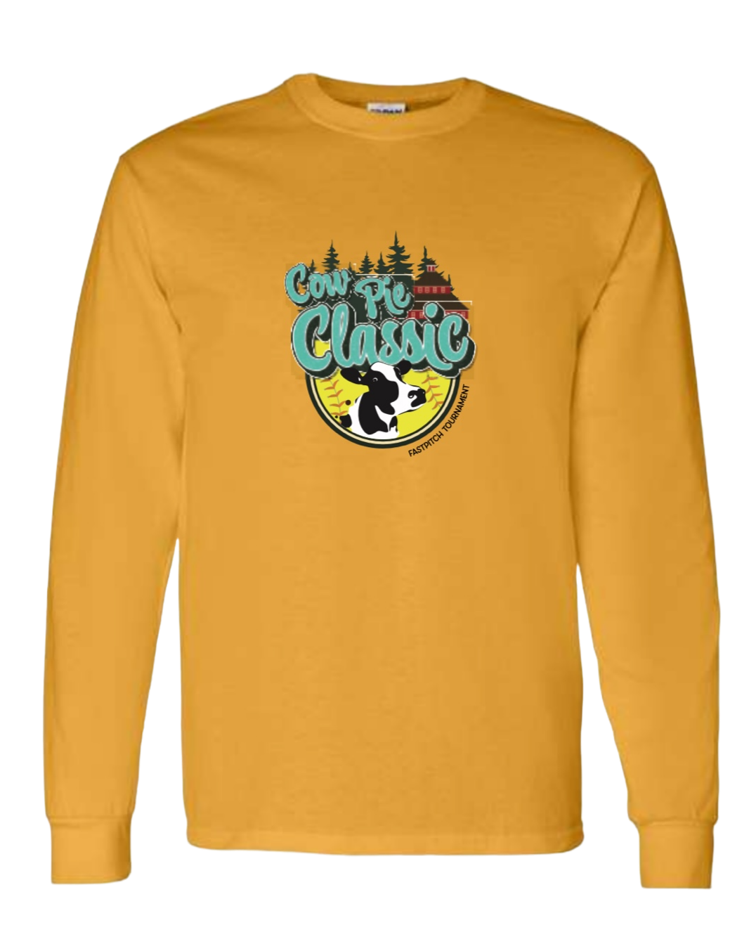 ADULT Long Sleeve Cow Pie Classic Tee's