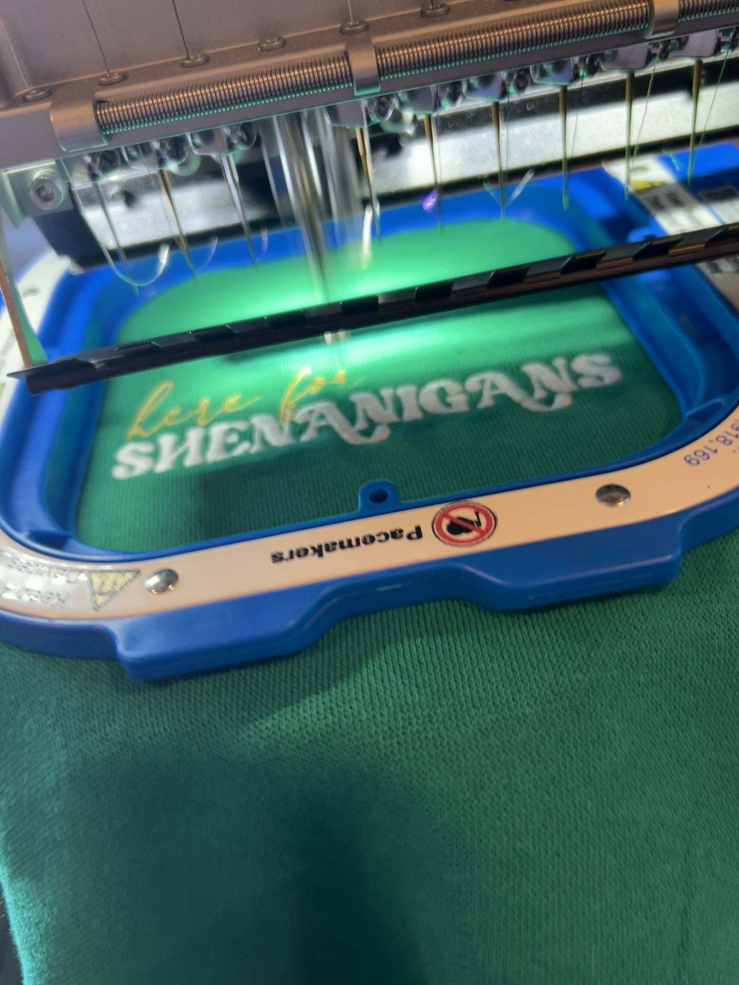 St. Patrick's Day - Embroidered Toddler sweatshirt - here for the Shenanigans