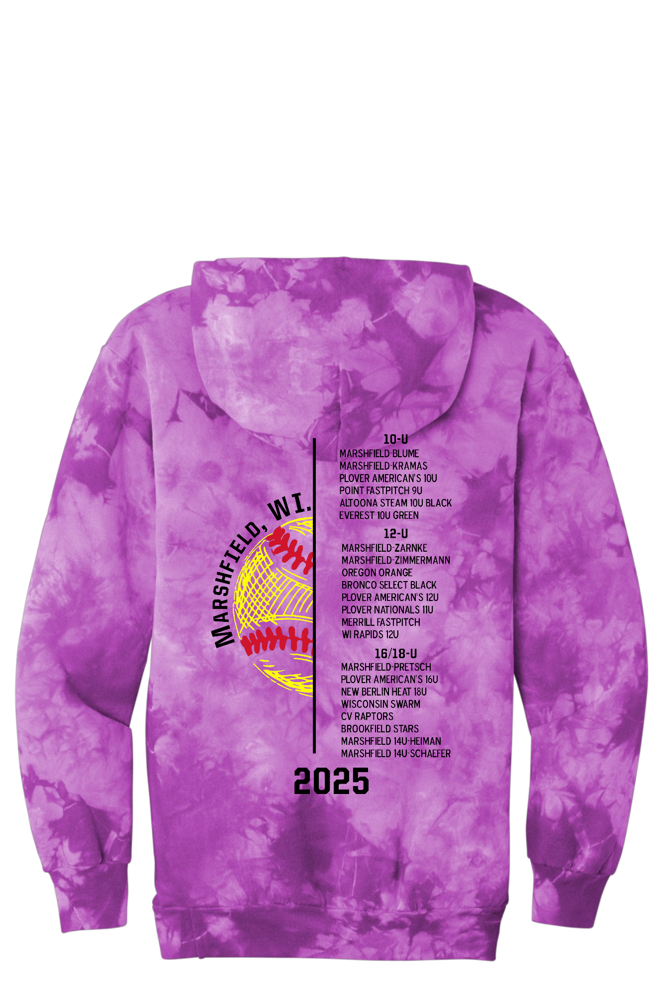 TIE DYE Cow Pie Classic Hoodies